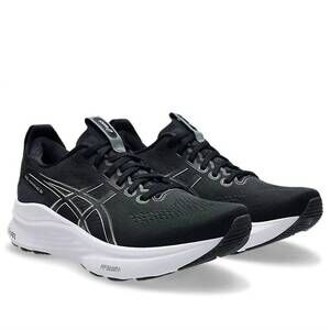 NEW ASICS men's gel kayano 32 running shoes in black/white